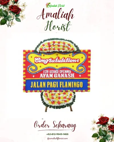 Bunga Papan Congratulation di Bantir